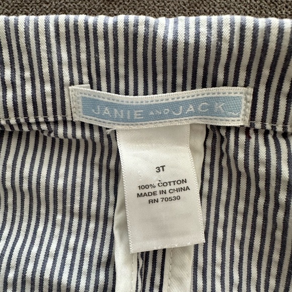 Janie and Jack Stripe Seersucker Suit Blazer - Picture 5 of 5